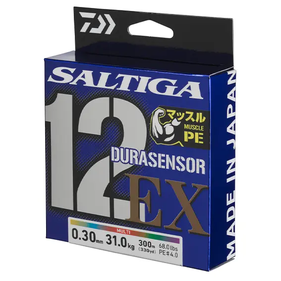 tresse daiwa saltiga 12 EX 12 brins haut de gamme pour la peche du thon rouge au large de bayonne anglet biarritz saint jean de luz pays basque 64 capbreton landes 40